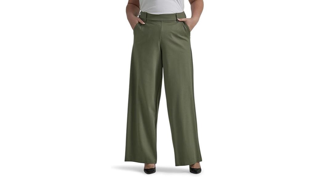 plus size wide leg pants