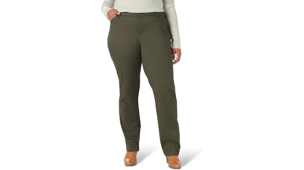 plus size wrinkle free pants