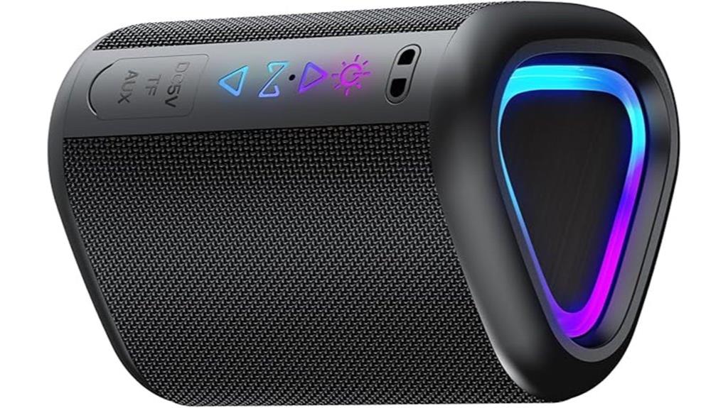 portable bluetooth led speaker