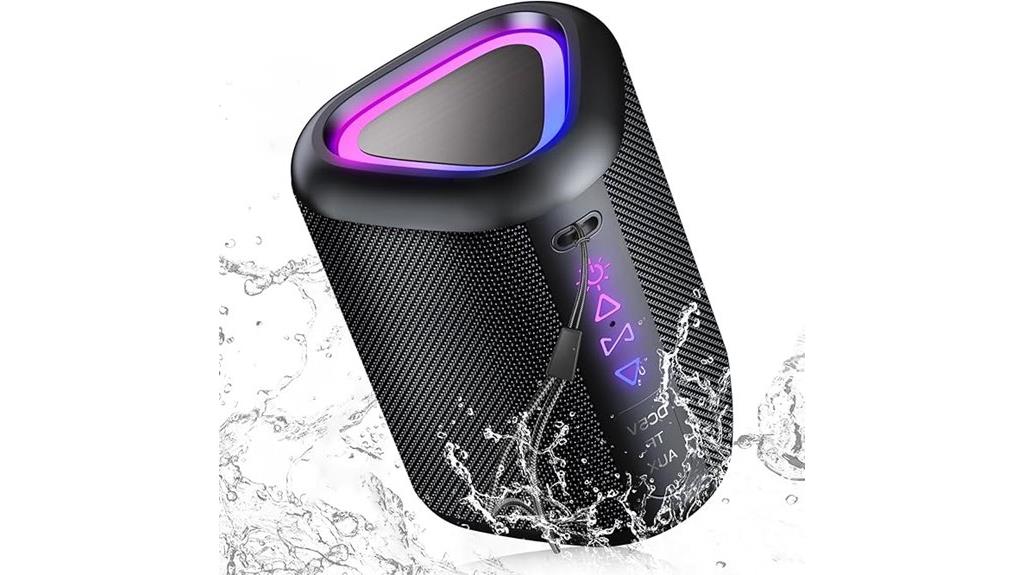 portable bluetooth led speaker