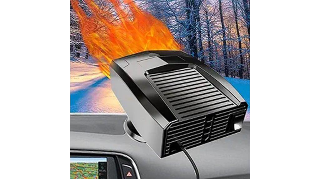 portable car heater features