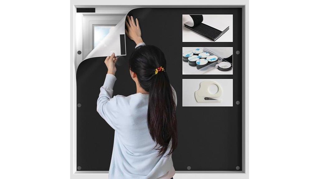 portable magnetic blackout shades