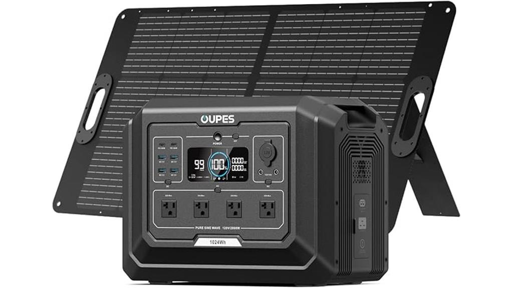 portable solar power station