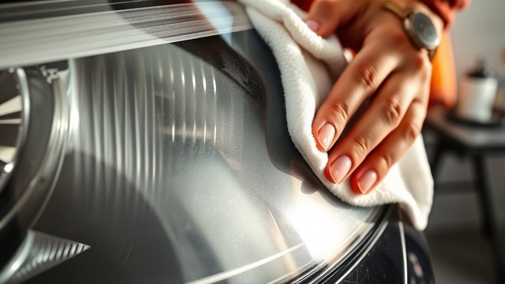 prepare clean restore headlights