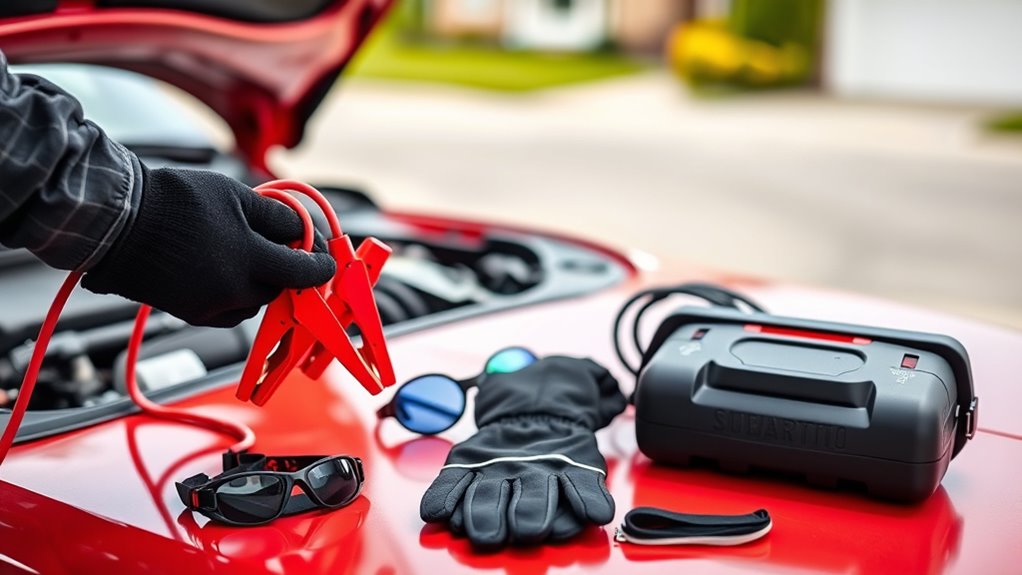 prepare safety and equipment