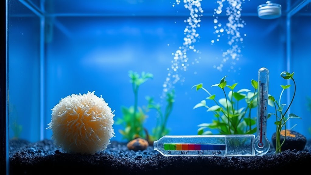 proper aquarium setup ensures healthy cycling