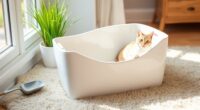 proper litter box arrangement