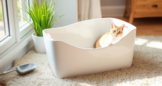 proper litter box arrangement
