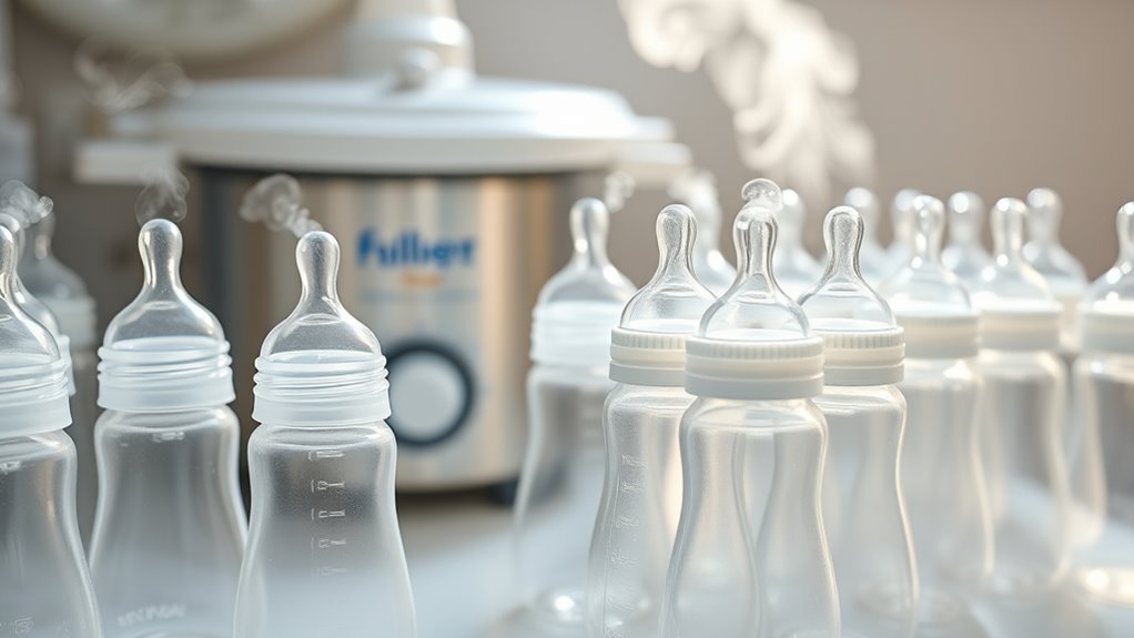 properly clean and sterilize bottles