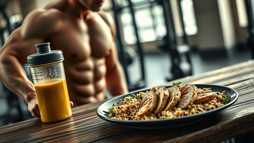 protein aids muscle recovery