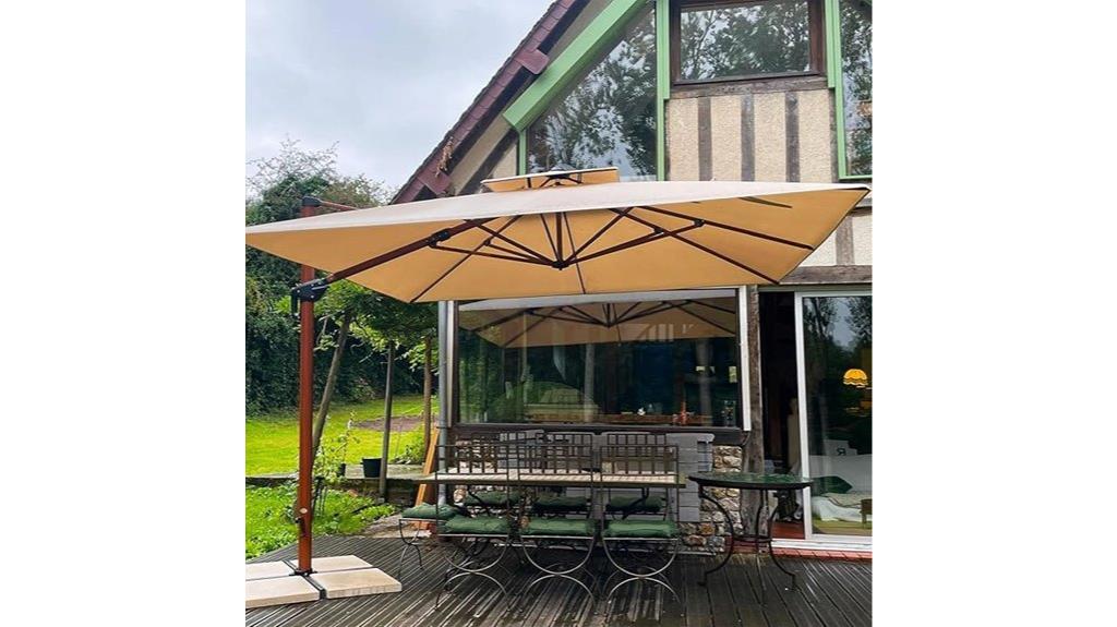 purple leaf 12ft patio umbrella