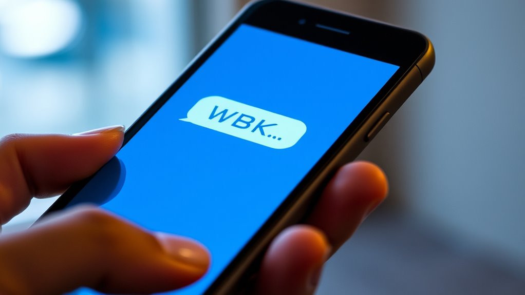 quick friendly chat acknowledgment