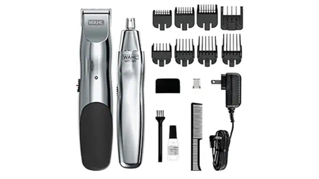rechargeable beard trimmer kit