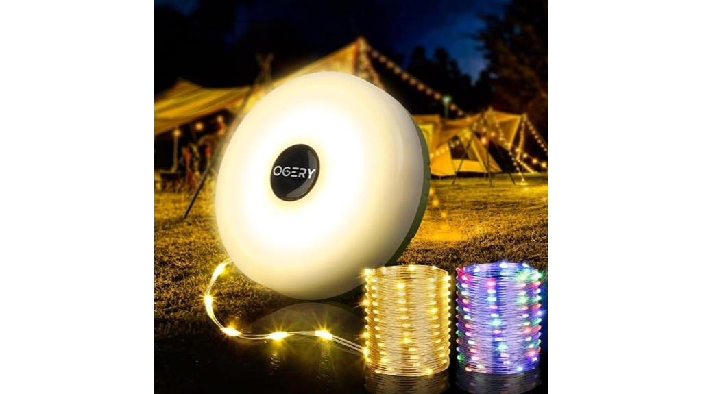 rechargeable camping fairy lights
