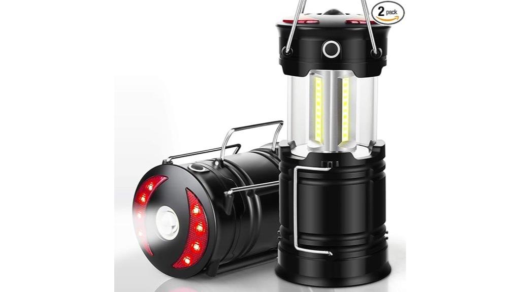 rechargeable camping lanterns pack