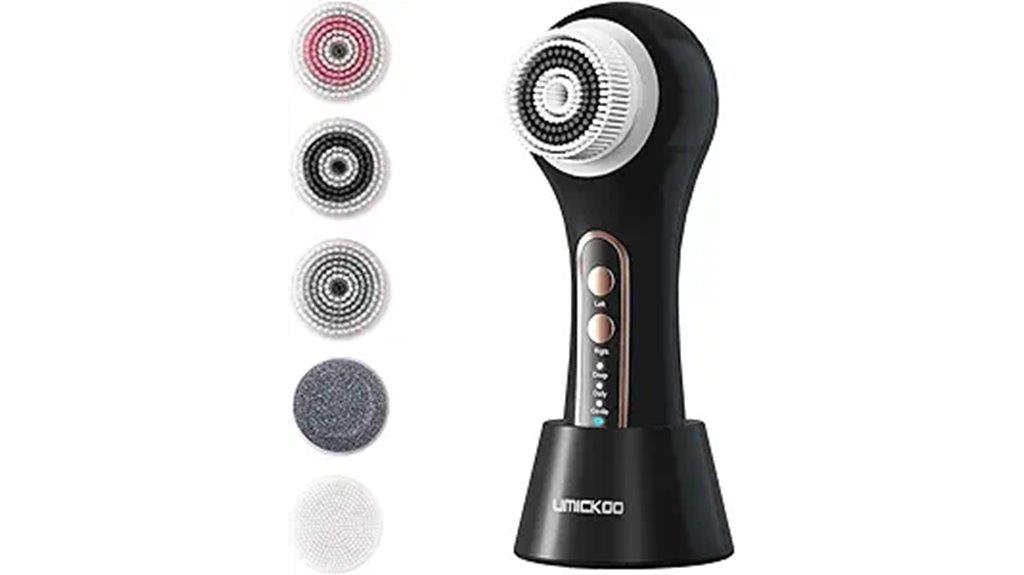 rechargeable facial brush set
