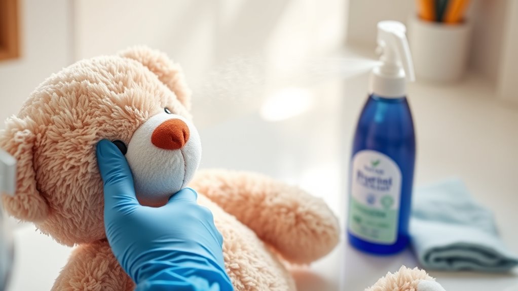 regular toy disinfection routine