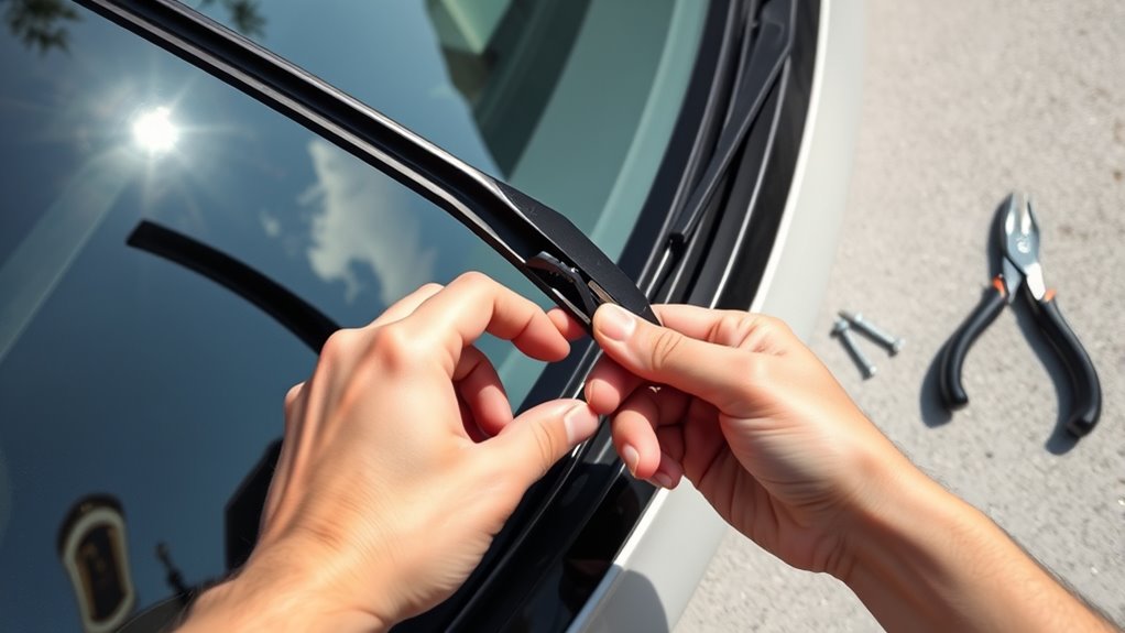replace wiper blades regularly