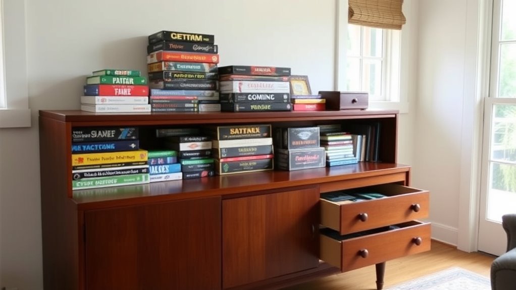 repurpose furniture for storage