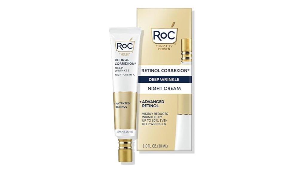 retinol night cream for wrinkles