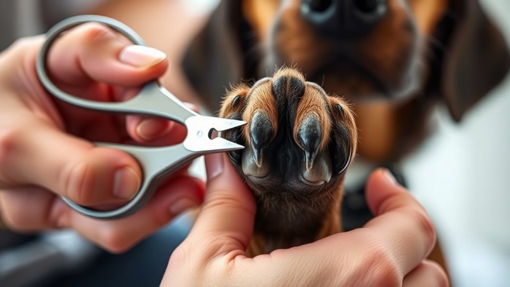 safe dog nail trimming