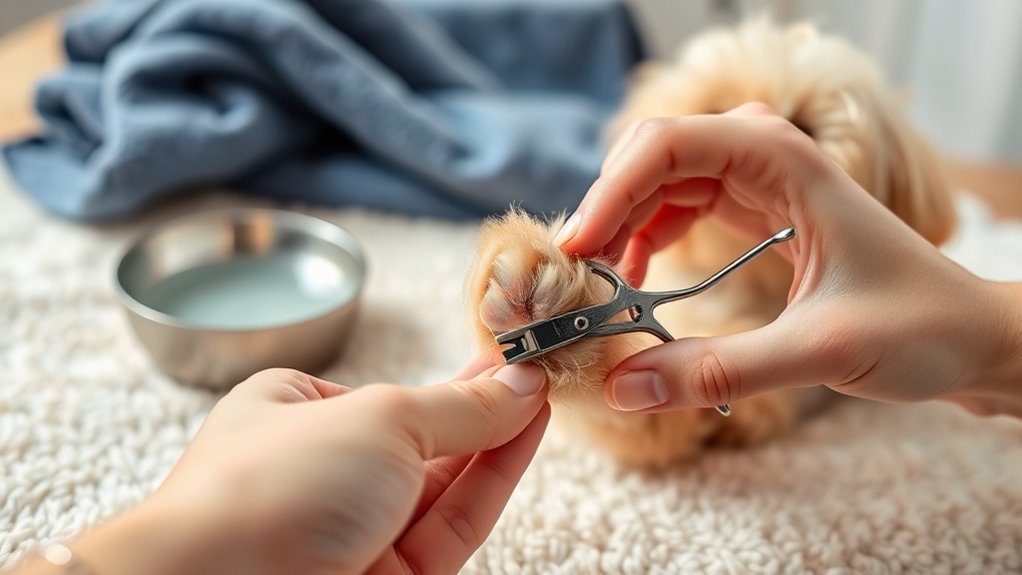 safe dog nail trimming