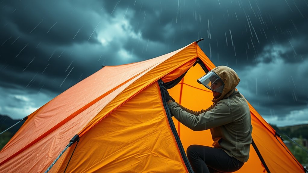 seal seams tension rainflies