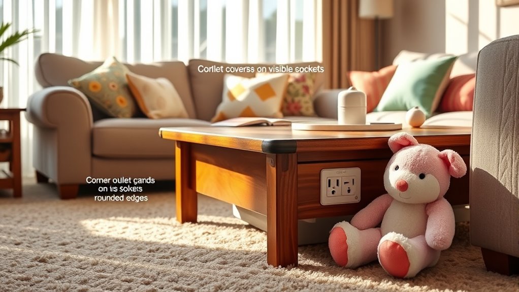 secure furniture and outlets