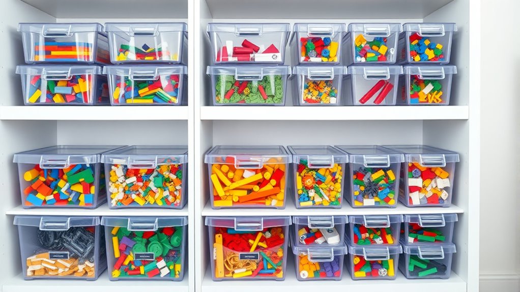 see through organized storage