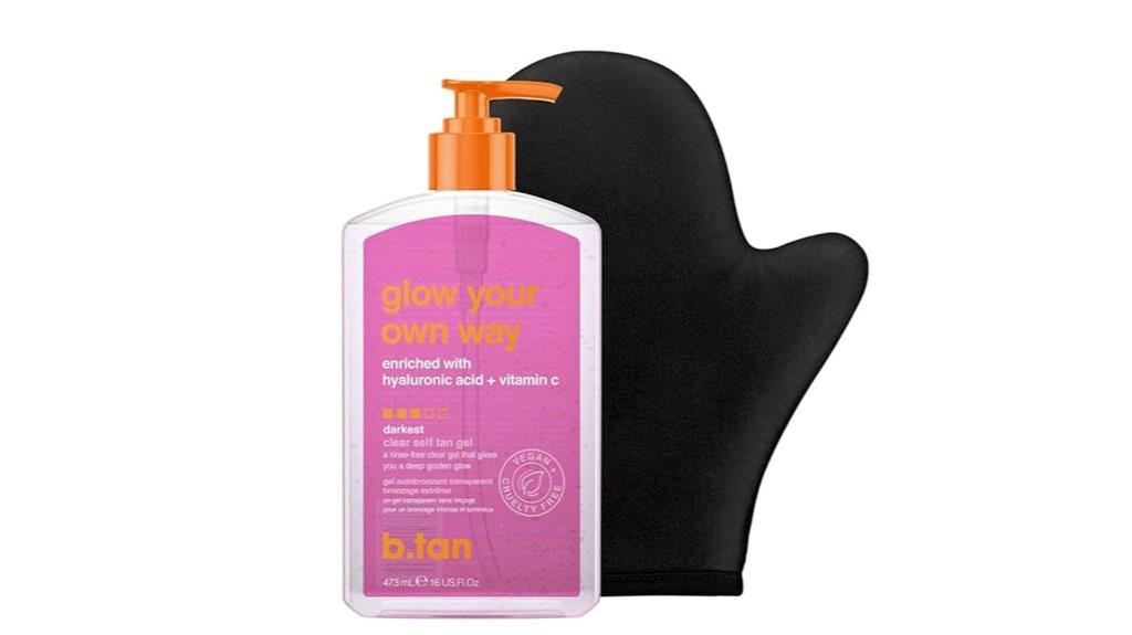 self tanning gel kit