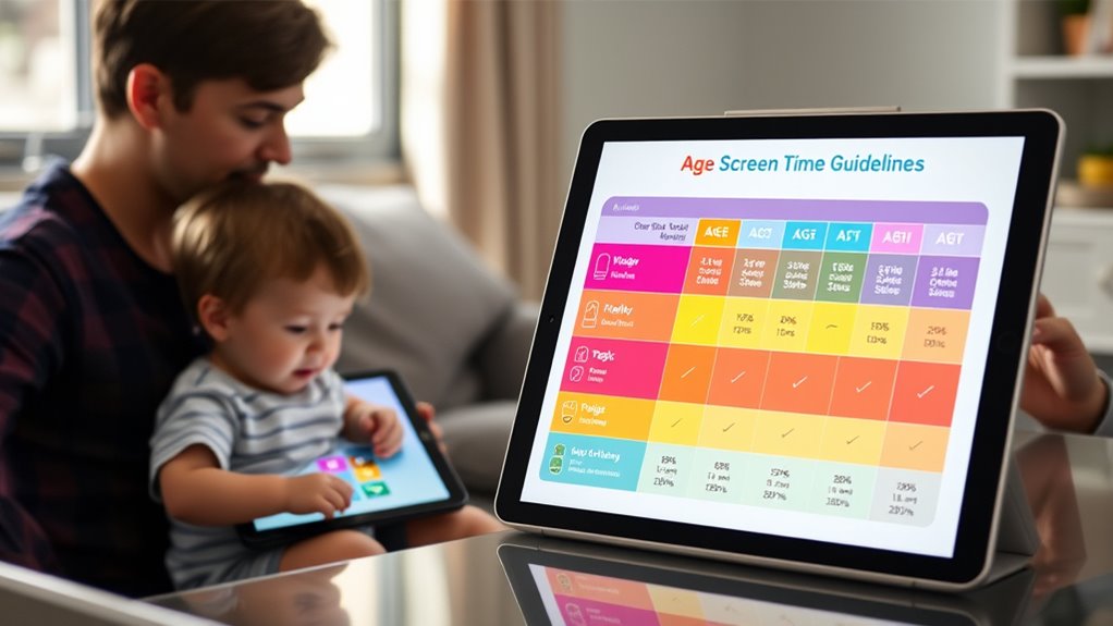 set age specific screen limits