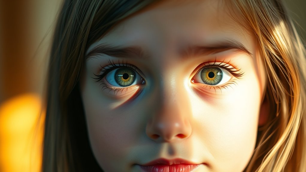 she shows curiosity subtly