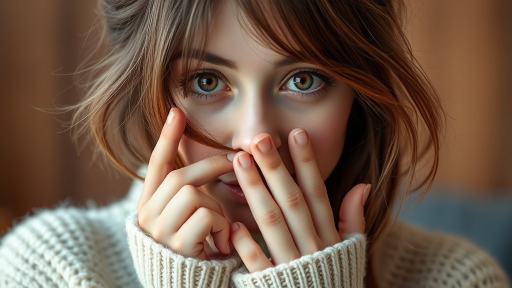 silent secret sharing gesture