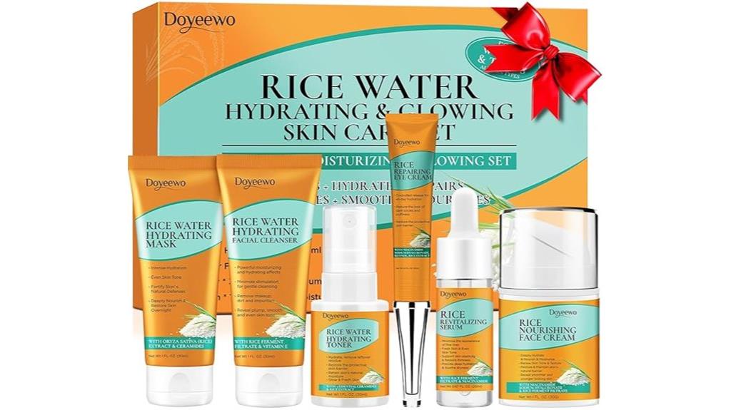 six piece women s skin care
