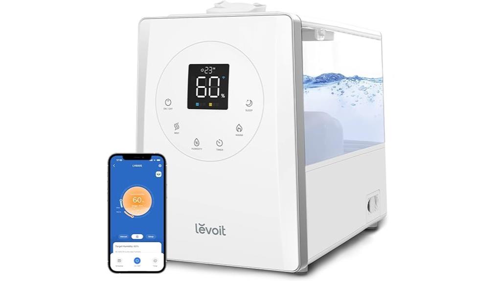 smart dual mist humidifier