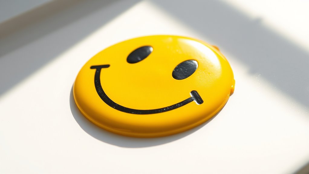 smile expressing happiness or friendliness