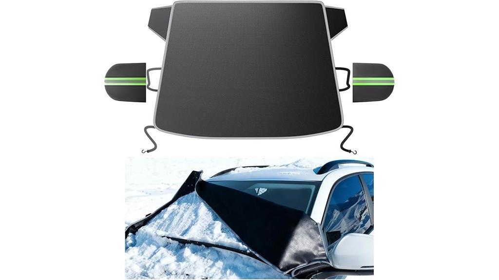 snow cover for windshield