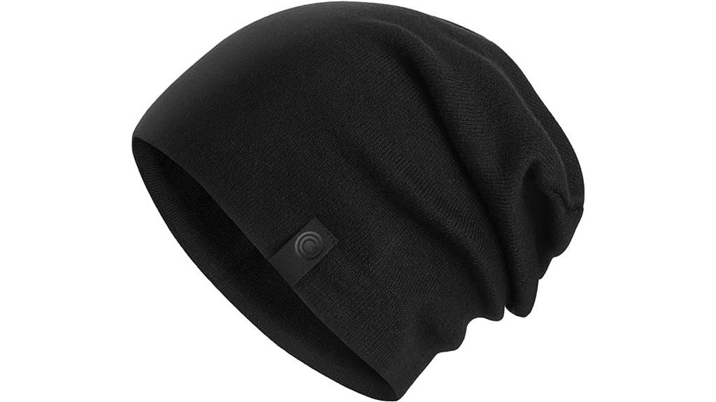 soft fine knit beanie