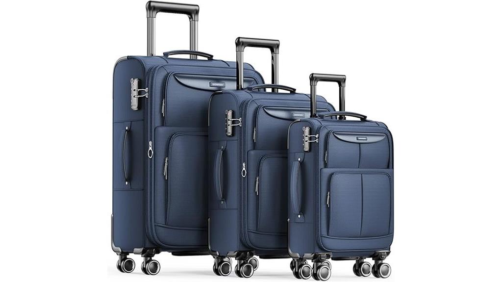 softside spinner luggage set