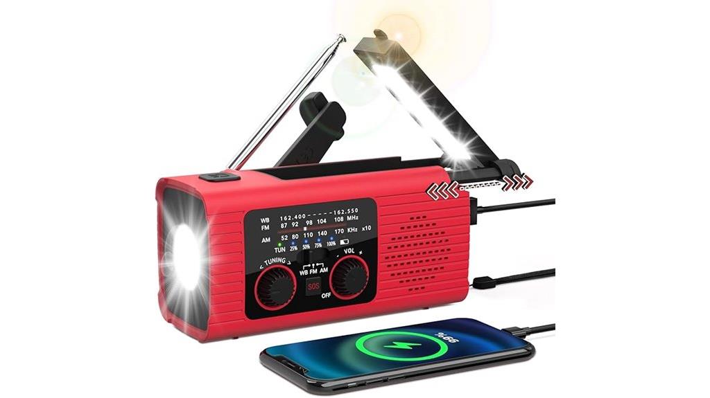 solar hand crank weather radio