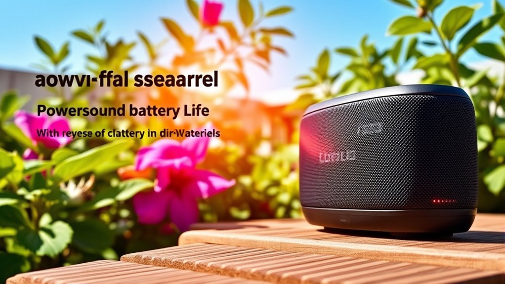 sound durability battery portability
