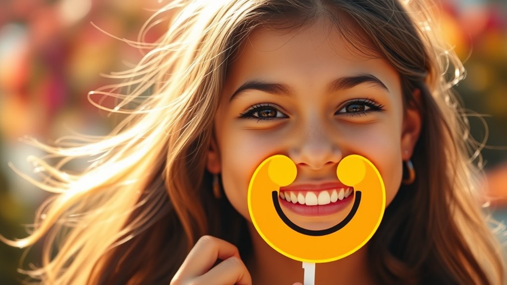 spreading positivity through emojis