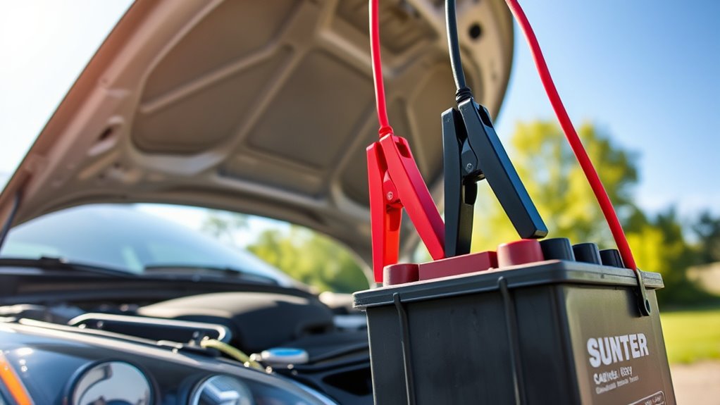 start donor vehicle safely