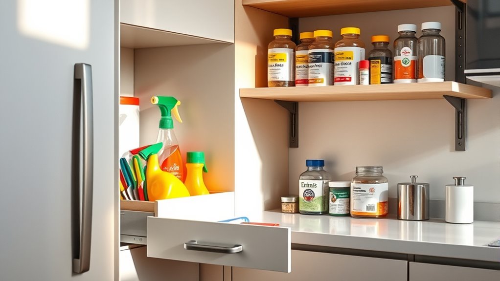 store chemicals out of reach