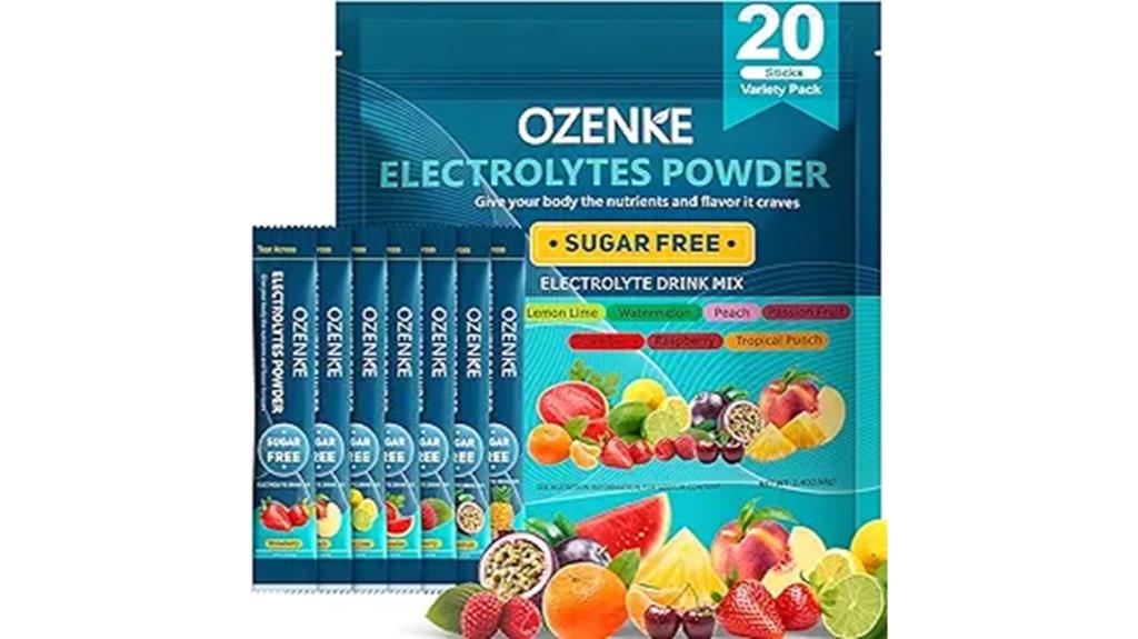 sugar free hydration packets