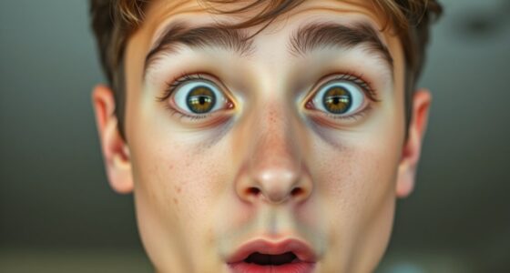 surprised breathless male interpretation