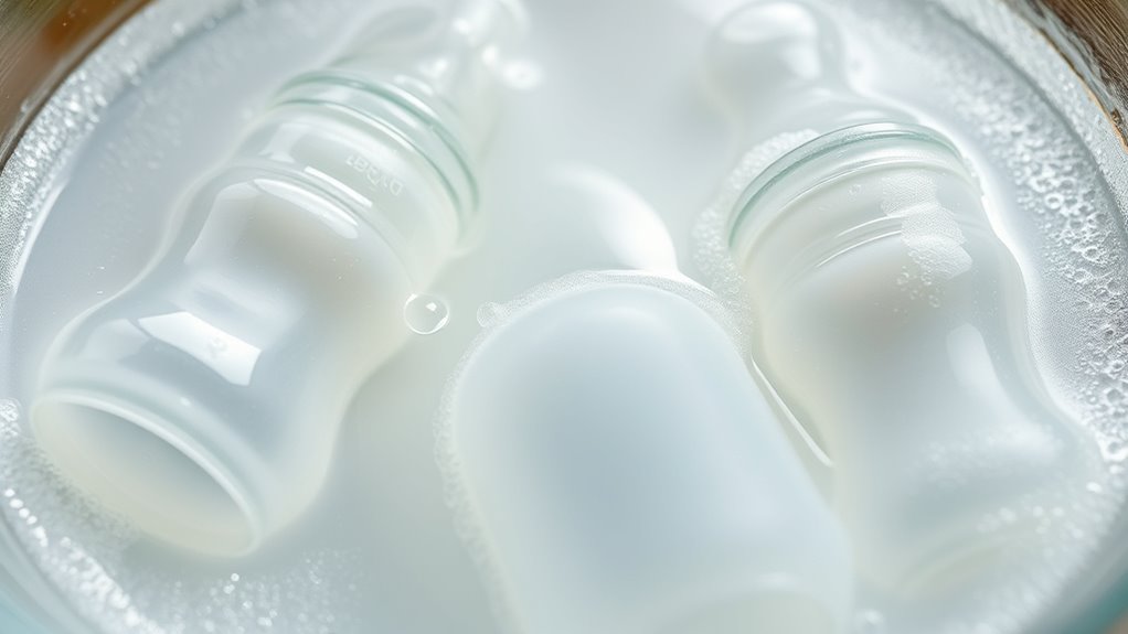 thoroughly wash bottles regularly