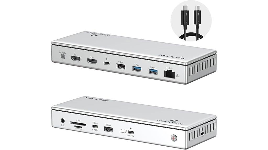 thunderbolt 4 13 in 1 dock