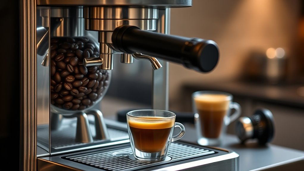 top espresso machines with grinders