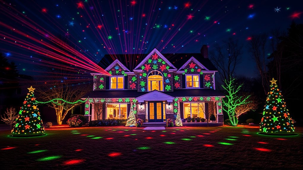top outdoor holiday light projectors